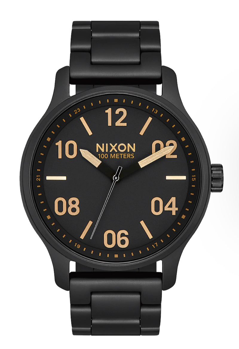 Nixon mens gold online watch