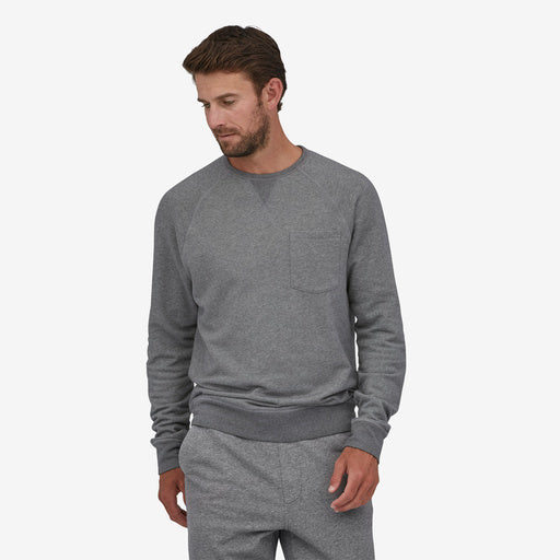 Patagonia Men s Mahnya Fleece Crewneck Noble Grey L