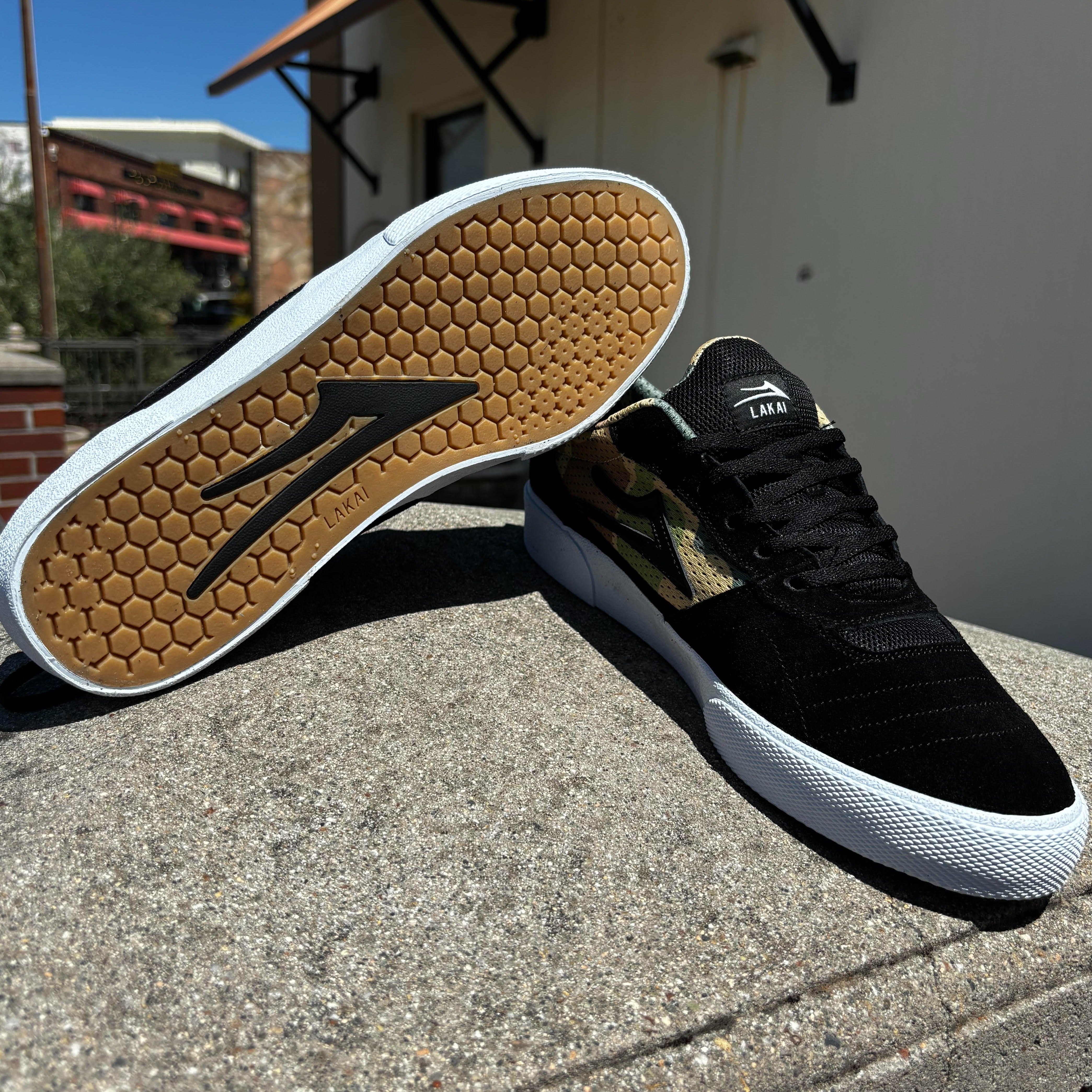 Lakai cambridge black white on sale