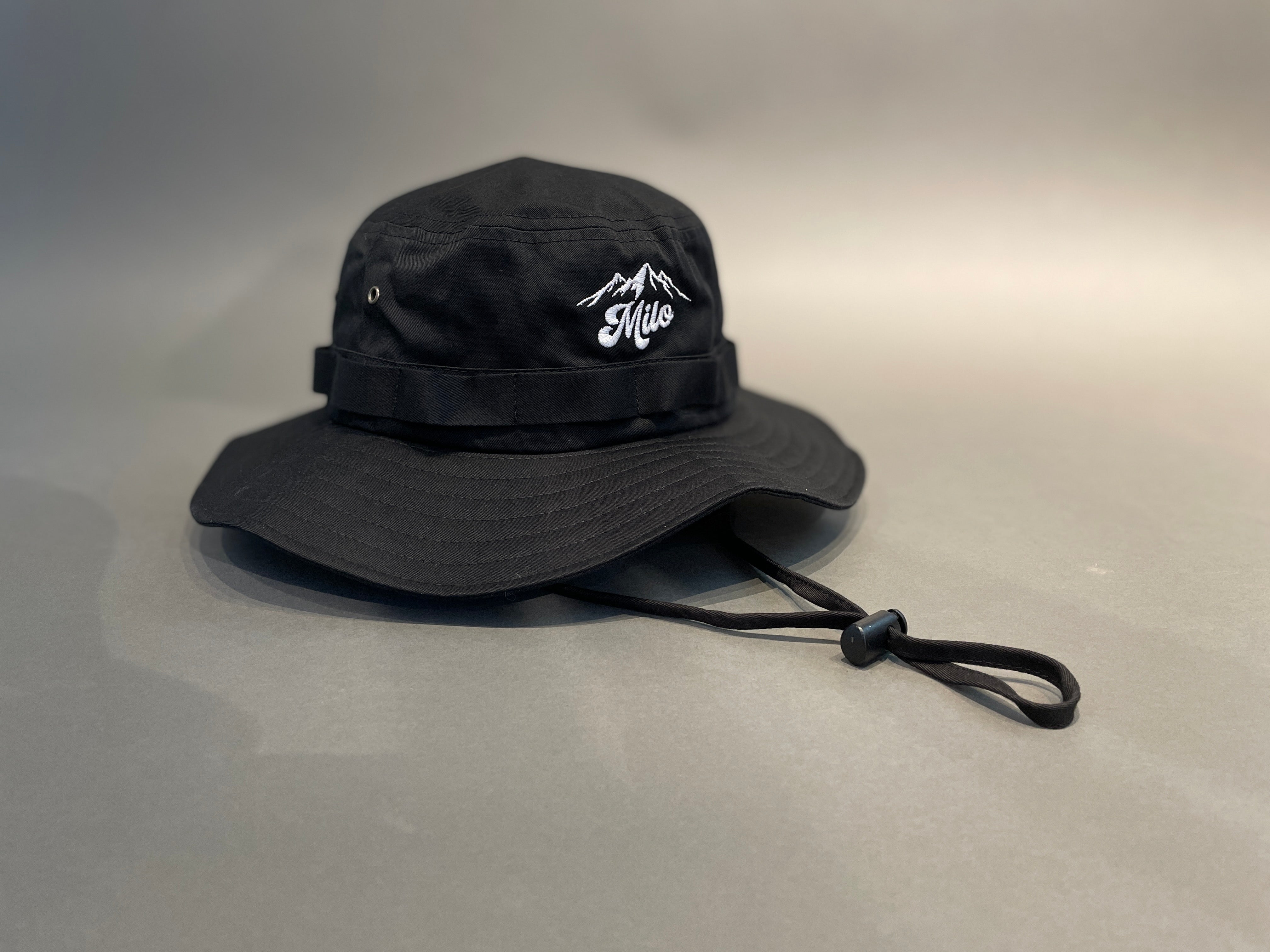 Milo Mountain Boonie Hat Black Milo Snow and Skate